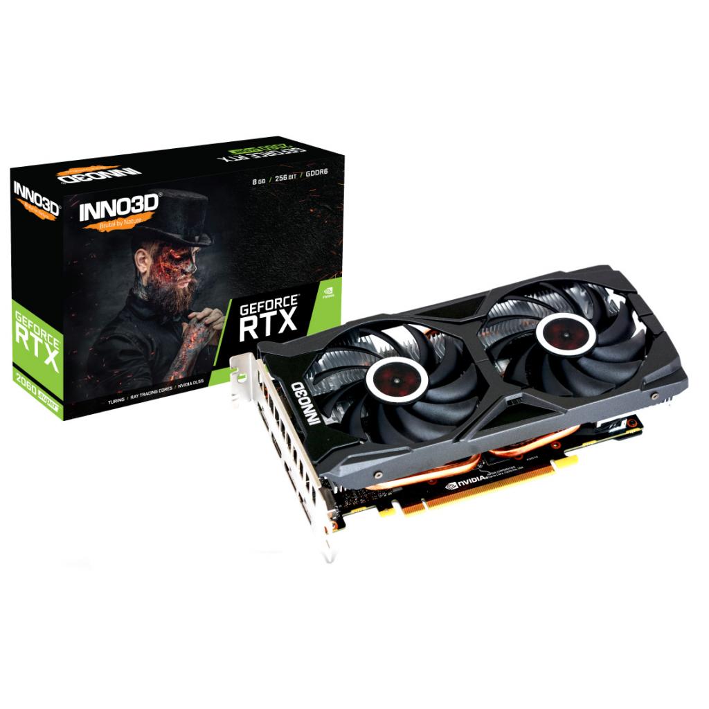 

Відеокарта INNO3D GeForce RTX2060 SUPER 8192Mb TWIN X2 OC (N206S2-08D6X-1710VA15L)