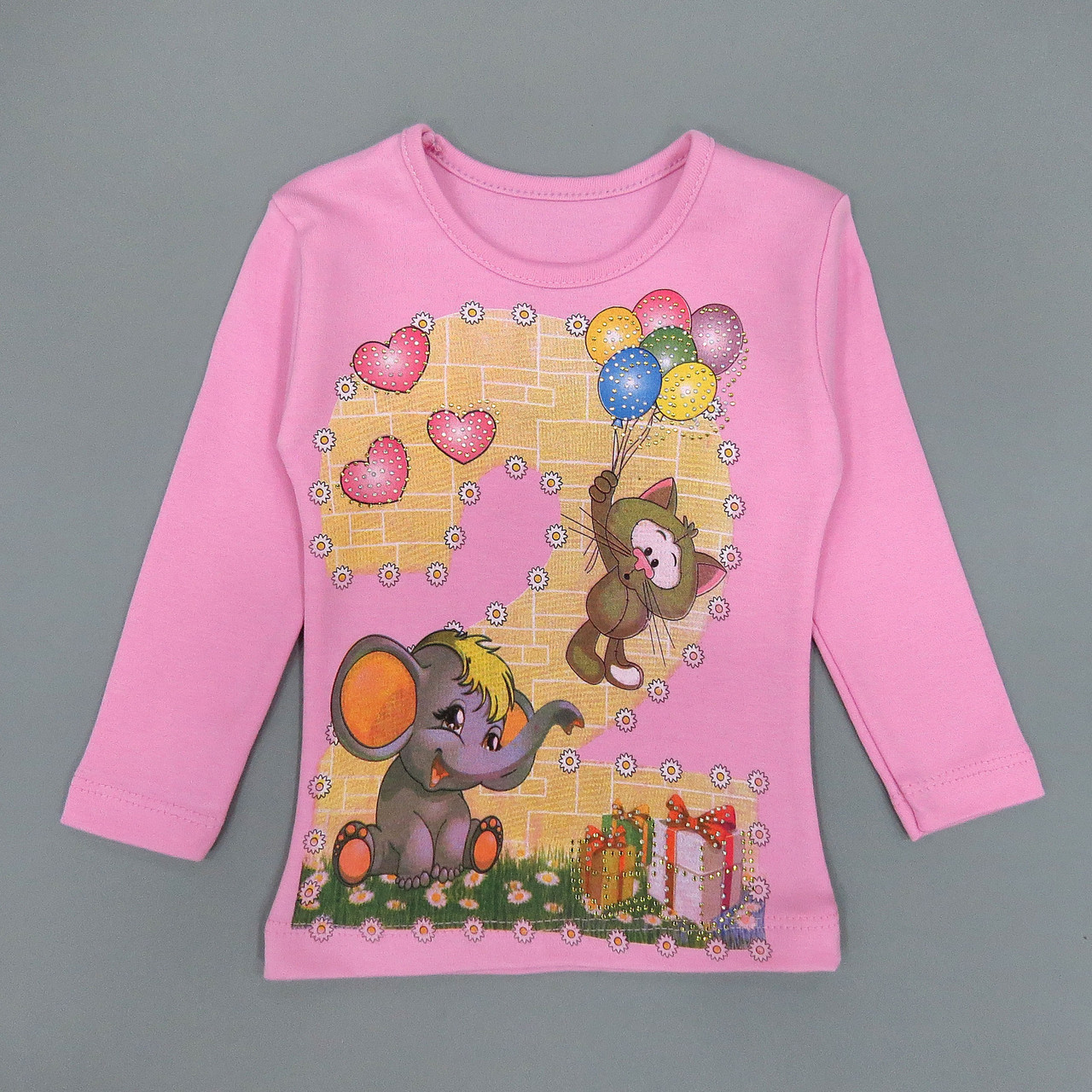 

Лонгслив Kutay kids club для девочки 86 см Розовый 13768