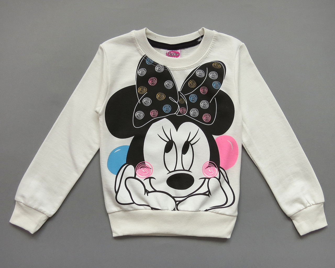 

Свитшот PirPir kids Minnie Mouse для девочки 98 см Белый 11456