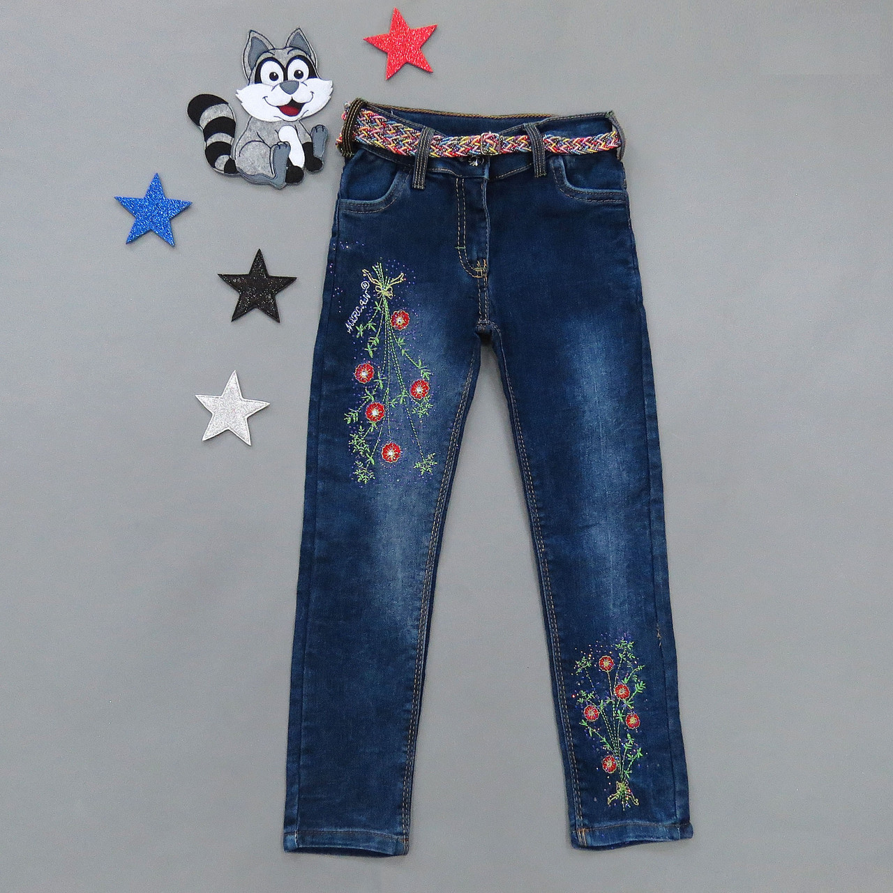 

Джинсы Mircan jeans для девочки 134-140 см Синие 15849