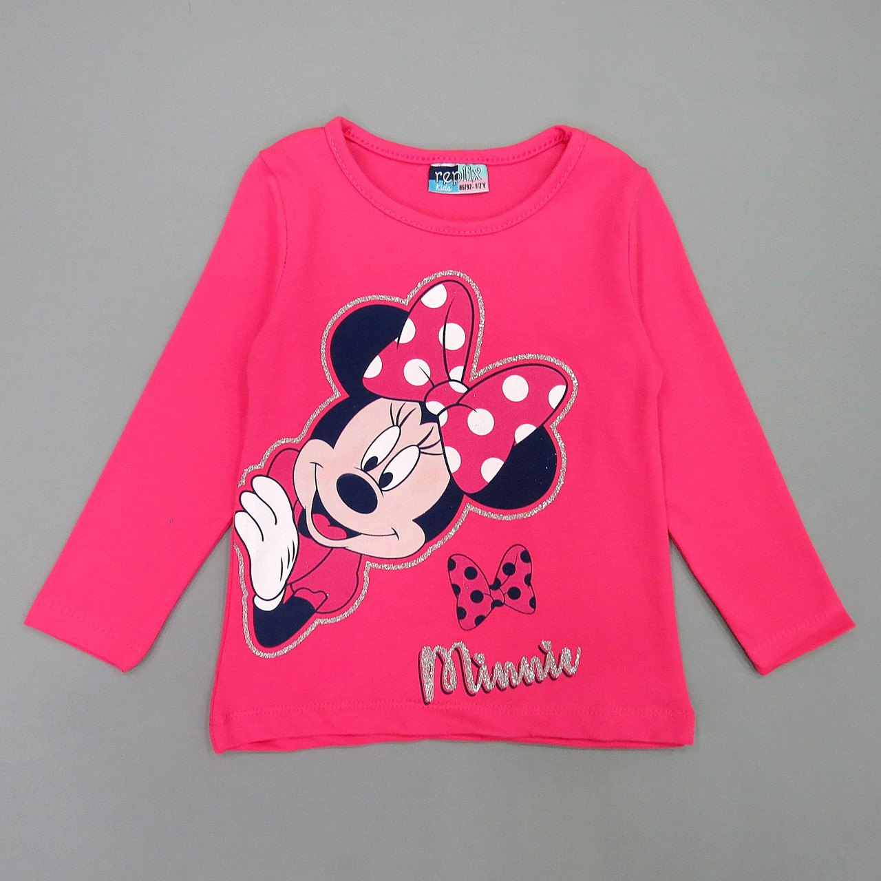 

Лонгслив Replix kids Minnie Mouse для девочки 86-92 см Розовый 15360