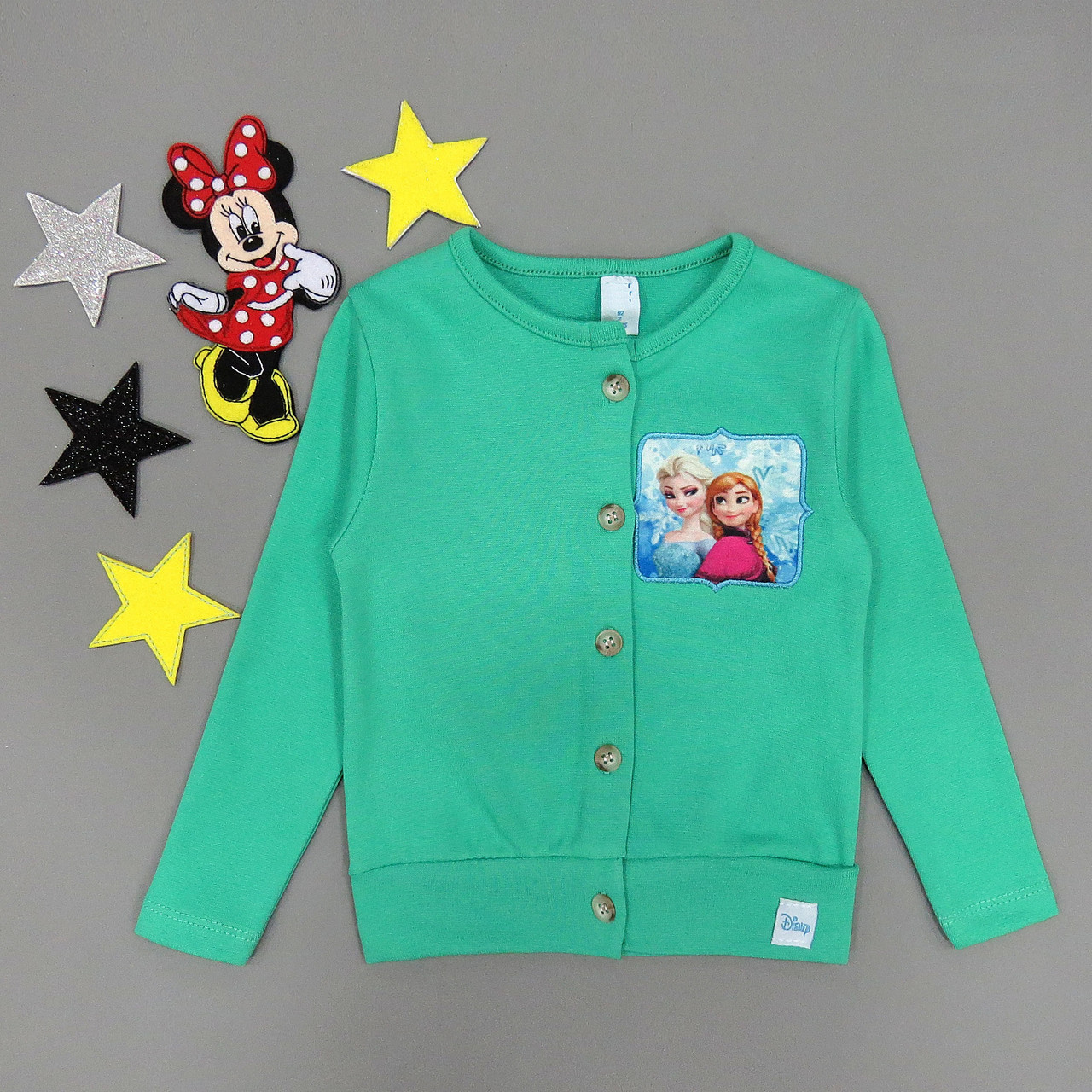 

Кофта Kids collection "Эльза и Анна" для девочки 98 см Зеленая 15433