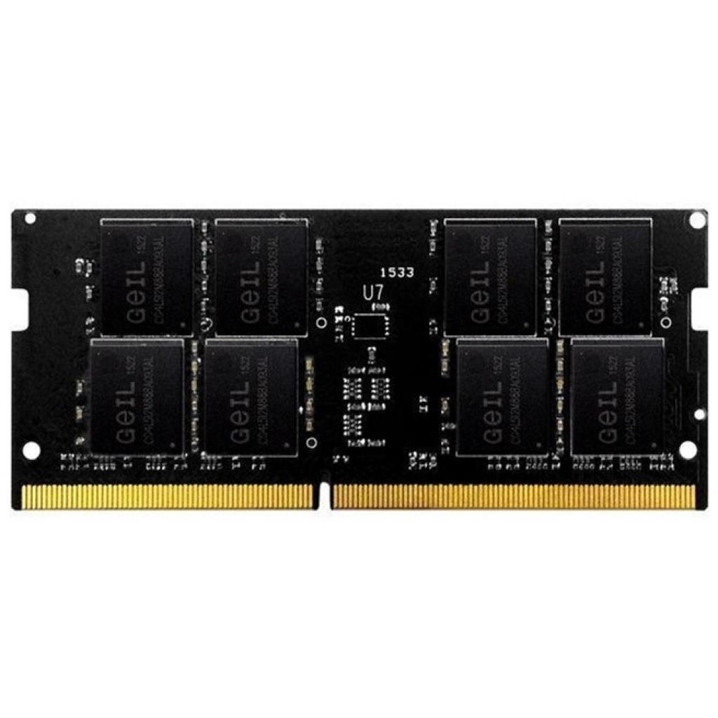 

Модуль пам&яті для ноутбука SoDIMM DDR4 8GB 2400 MHz GEIL (GS48GB2400C17SC)