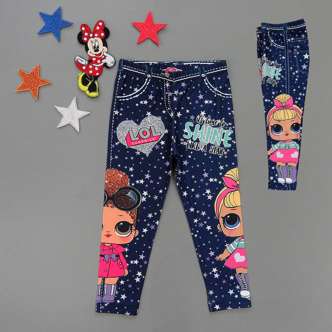 

Лосины Kids Wear LOL для девочки 98 см Темно-синие 17537