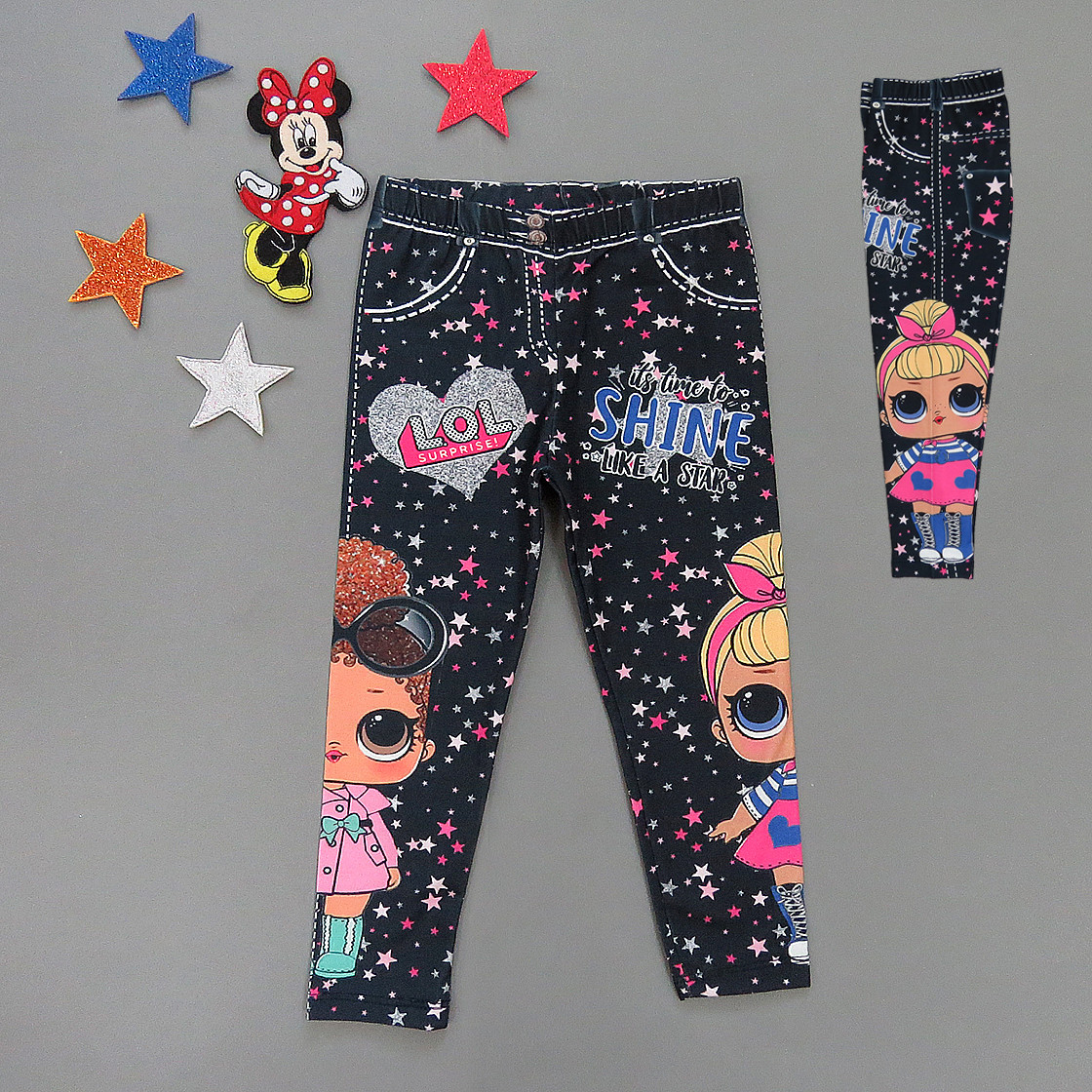 

Лосины Kids Wear LOL для девочки 98 см Черные 17536