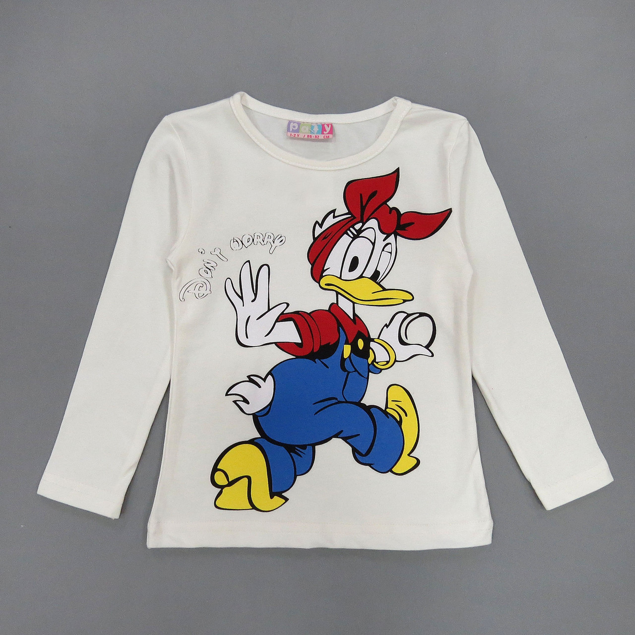 

Лонгслив Paty Kids для девочки 86-92 см Молочный 14316