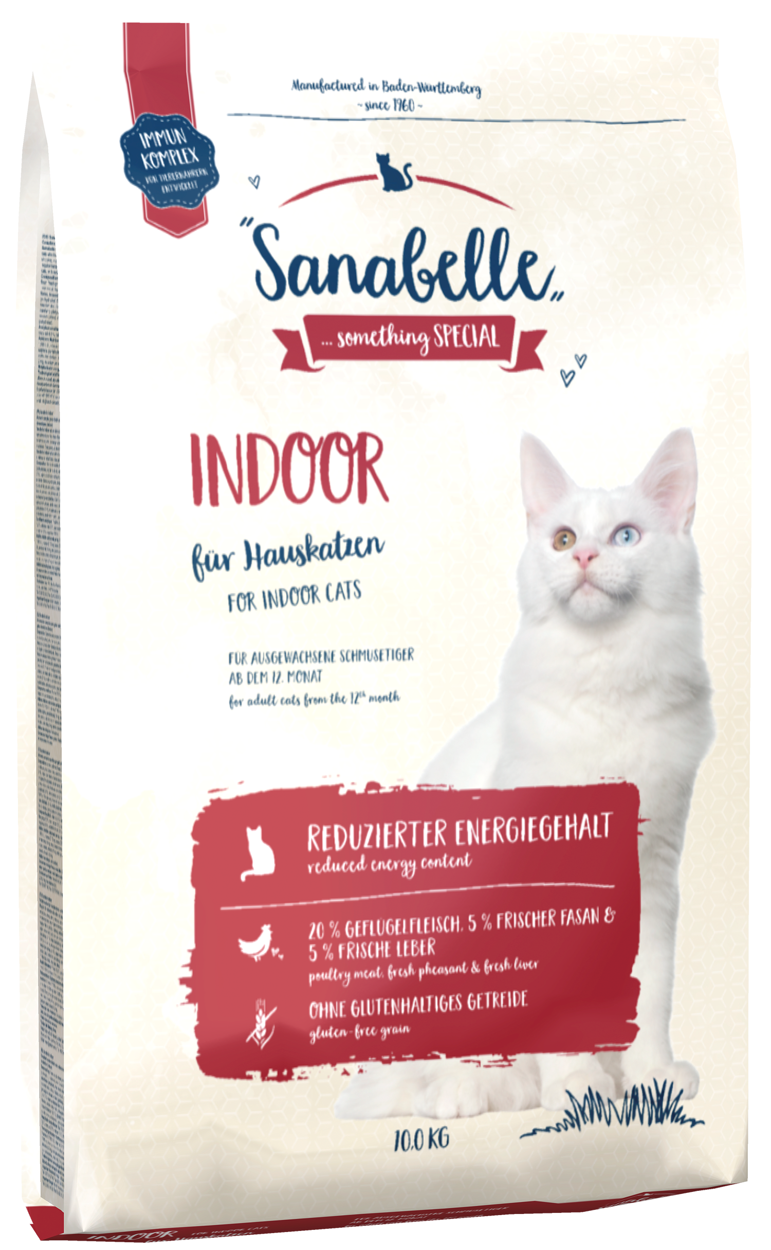 

Сухой корм для взрослых кошек домашнего содержания Bosch Sanabelle Indoor 10 кг (83400010)