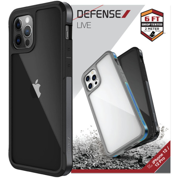 

Чехол Defense Edge Series для Apple iPhone 12 Pro / 12 (6.1") (Черный)