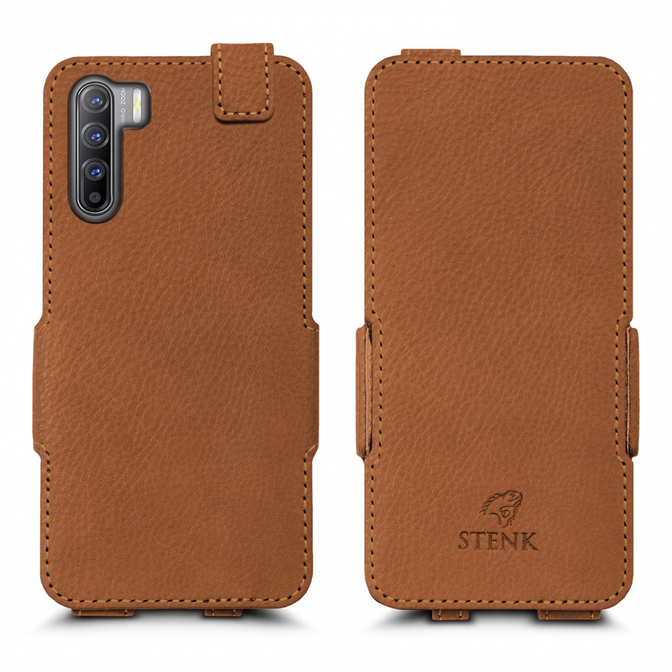

Чехол флип Stenk Prime для OPPO Reno3 Camel