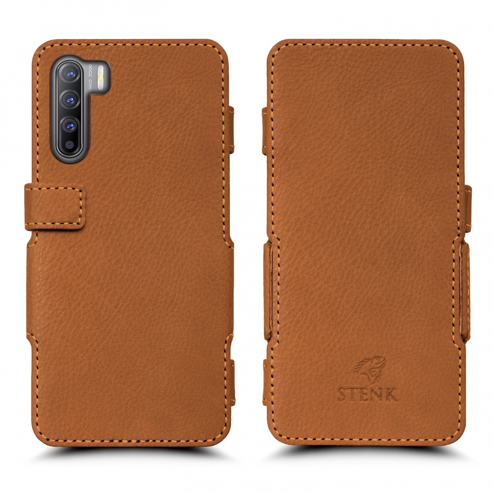 

Чехол книжка Stenk Prime для OPPO Reno3 Camel