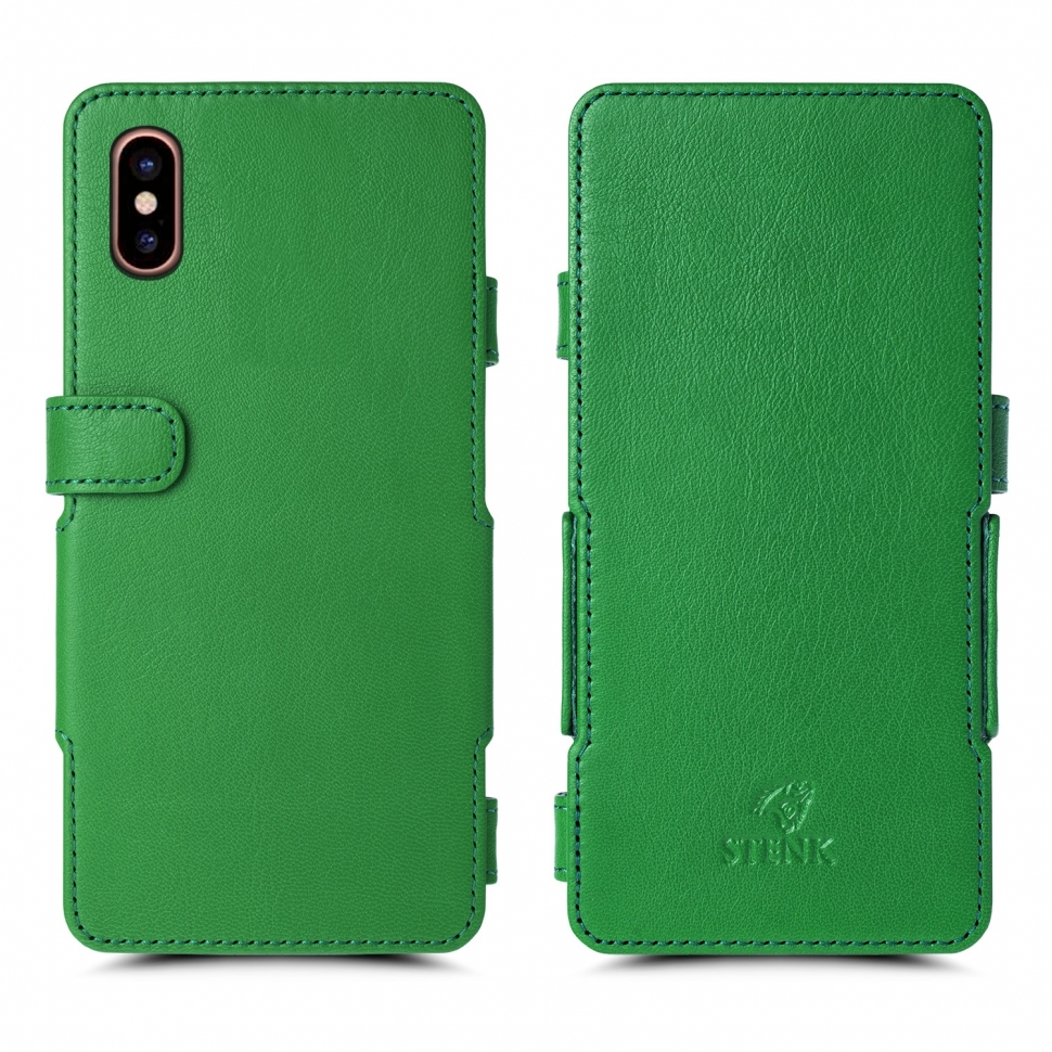 

Чехол книжка Stenk Prime для Apple iPhone Xs Max Зелёный
