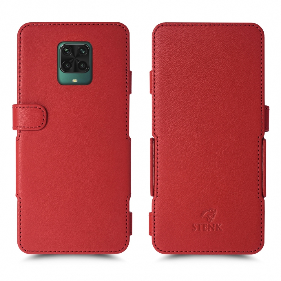 

Чехол книжка Stenk Prime для Xiaomi Redmi Note 9 Pro Красный