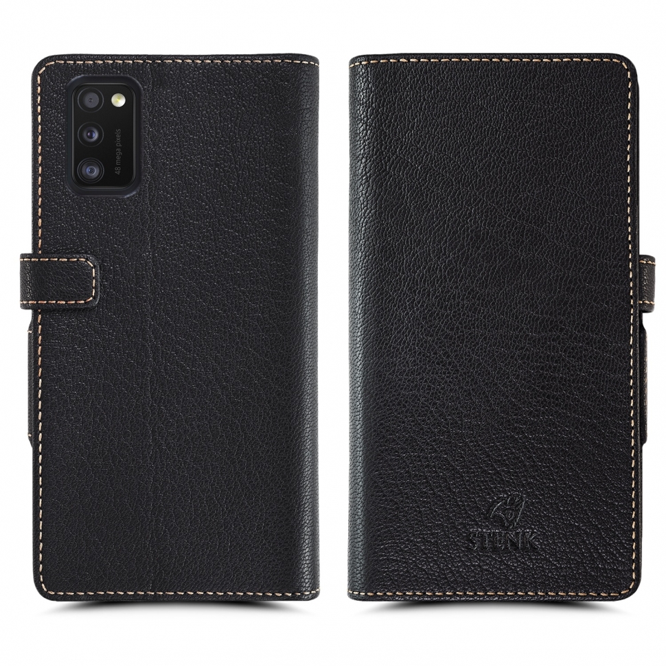

Чехол книжка Stenk Wallet для Samsung Galaxy A41 Чёрный