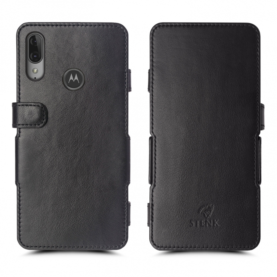 

Чехол книжка Stenk Prime для Motorola Moto E6 Plus Чёрный