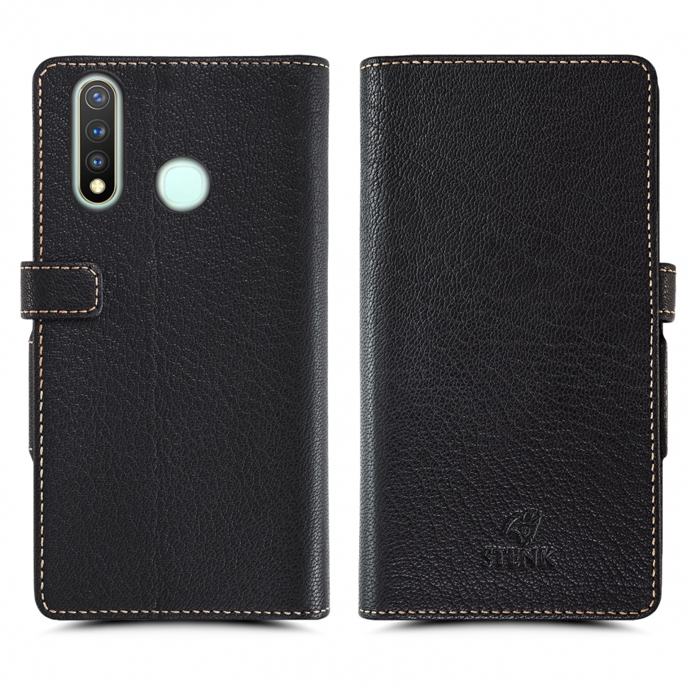 

Чехол книжка Stenk Wallet для Vivo Y19 Чёрный