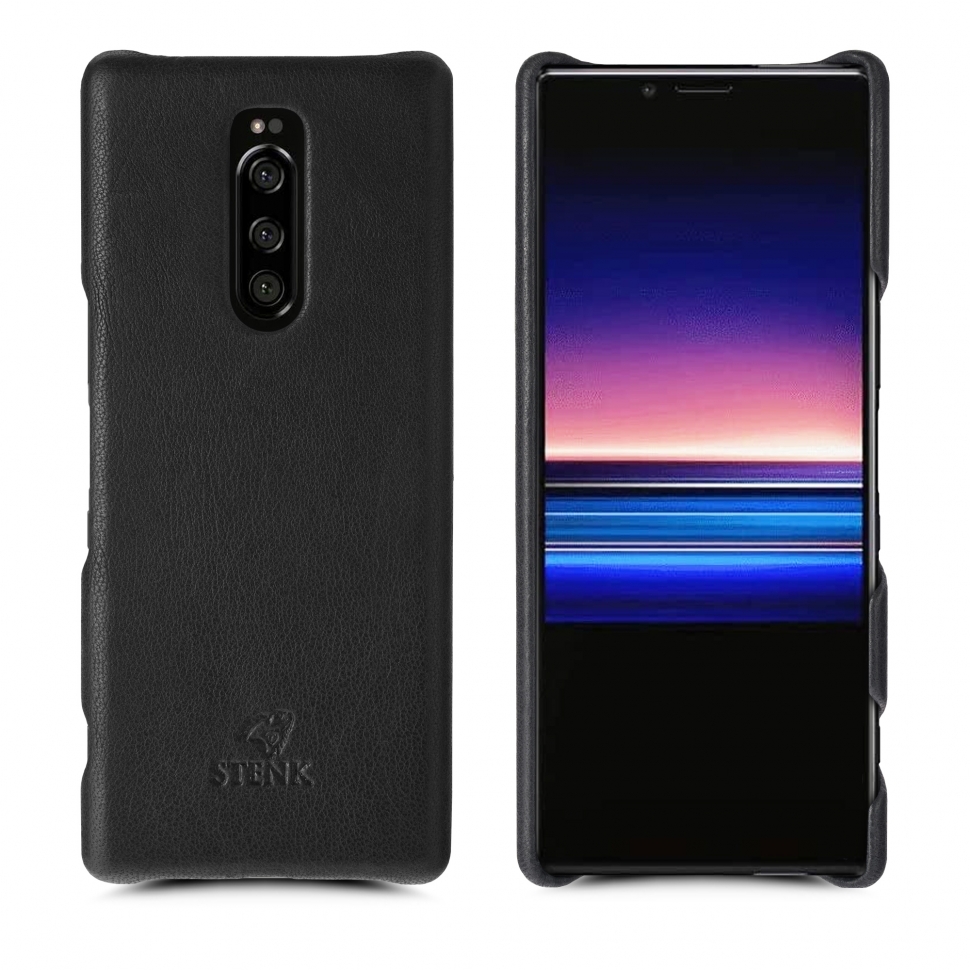 

Кожаная накладка Stenk Cover для Sony Xperia 1 Черный
