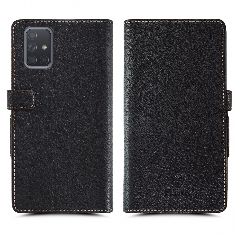 

Чехол книжка Stenk Wallet для Samsung Galaxy A71 Чёрный