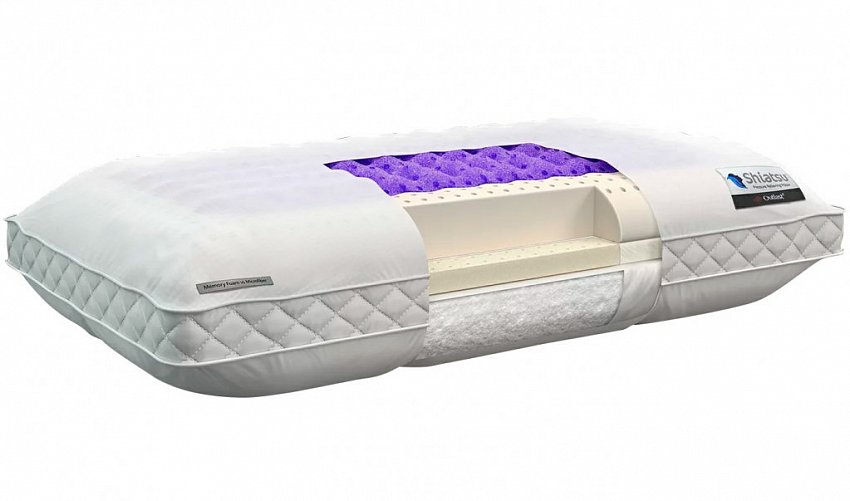 

Анатомическая подушка Sleep.8 Sleep.8 Shiatsu-B 50x70x15 ()