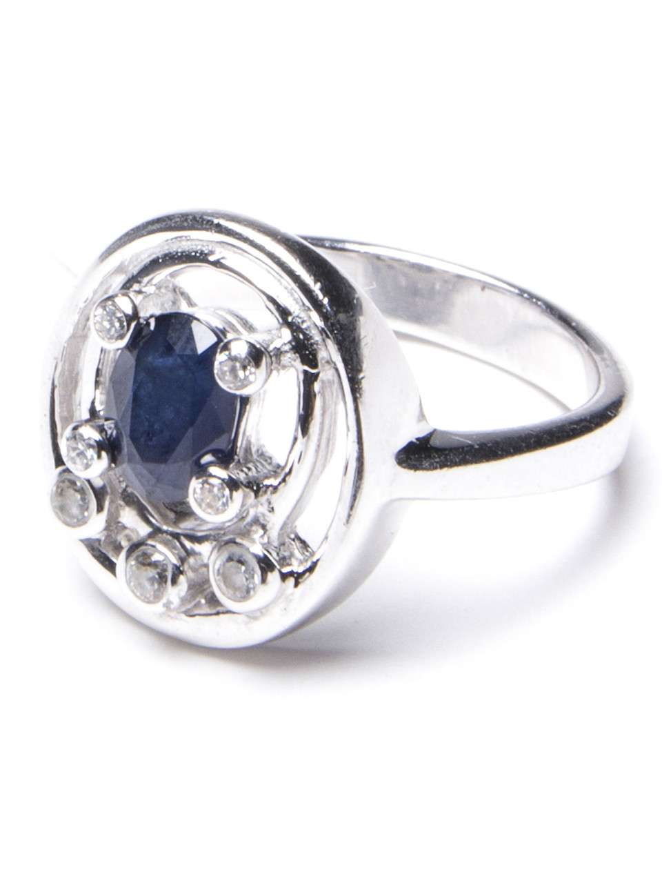 

Кольцо из серебра с сапфиром R-575 16.0 размер