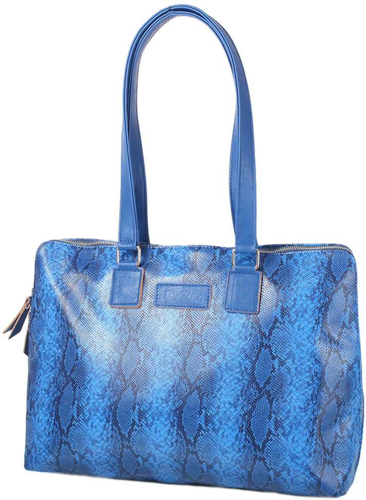 

Женская сумка Laskara LK-20289-blue-snake Синяя