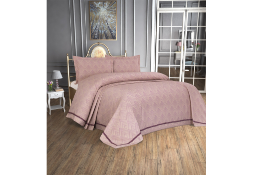 

Покрывало Tropik Home Pandora Zigzag Lila 1229-4 240x260 Лиловый