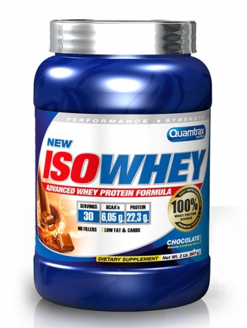 

Сывороточный протеин Quamtrax Iso Whey 908 г - шоколад