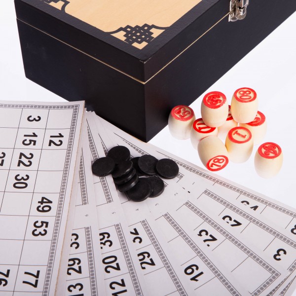 

Лото настольная игра в деревянной коробке W9903 (PL000536)
