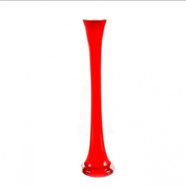 

Ваза стеклянная цветная Pypa Flora H-80 см 8342 Red