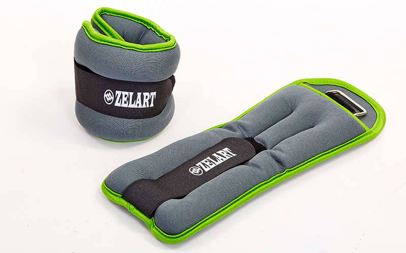 

Утяжелители Zelart FI-5733-4 (2 x 2кг) Салатовый (MR03692)