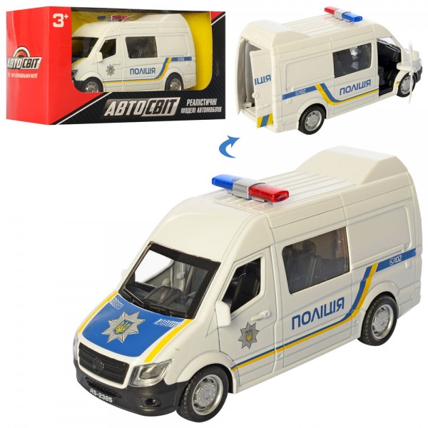 

Транспорт Машинка "АвтоСвіт" AS-2385 Полиция (BAM000470)