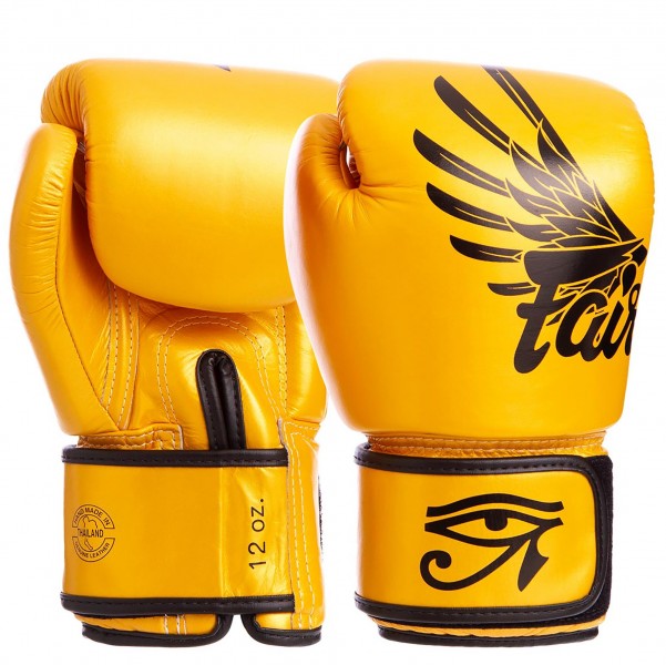 

Перчатки для бокса Fairtex BGV1-FALCON Золотой-черный 12oz (MR03251)