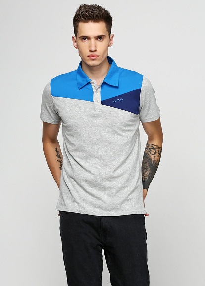 

Футболка Justplay XL Серый, голубой, синий Т1052 Grey-Blue