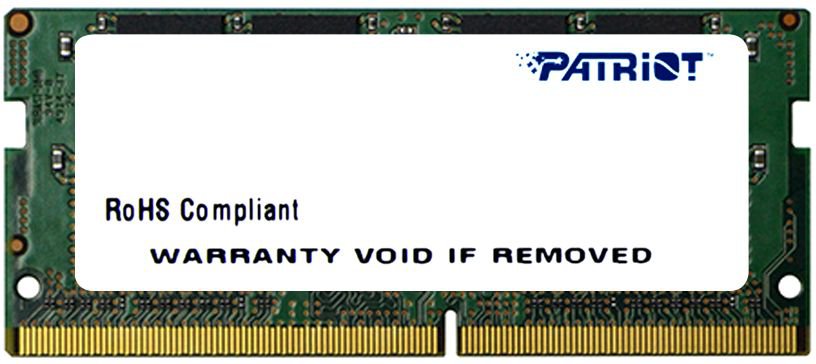 

Оперативная память Patriot SODIMM DDR4-2666 16384MB PC4-21300 Signature Line (PSD416G26662S)
