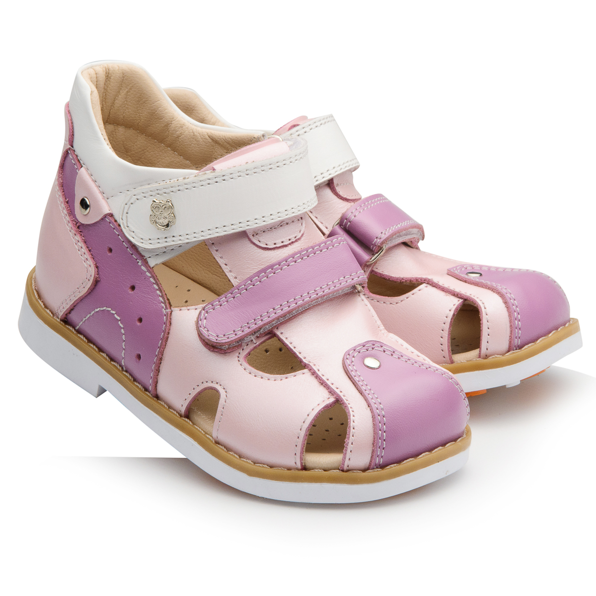 

Босоножки Theo Leo RN938 21 13.5 см Бело-розовые приглушенные