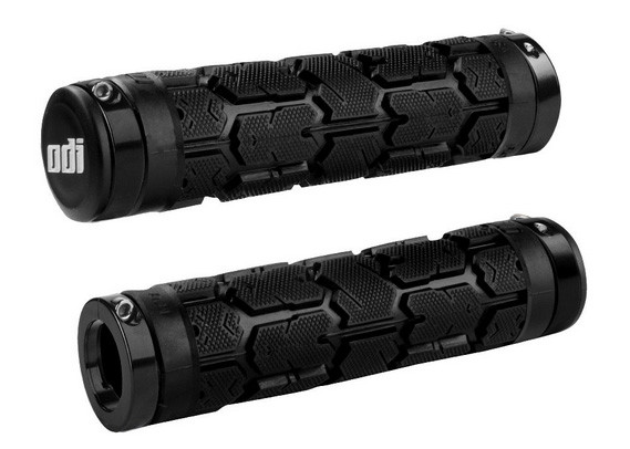 

Грипсы ODI Rogue MTB Lock-On Bonus Clamps (черные с черными замками)