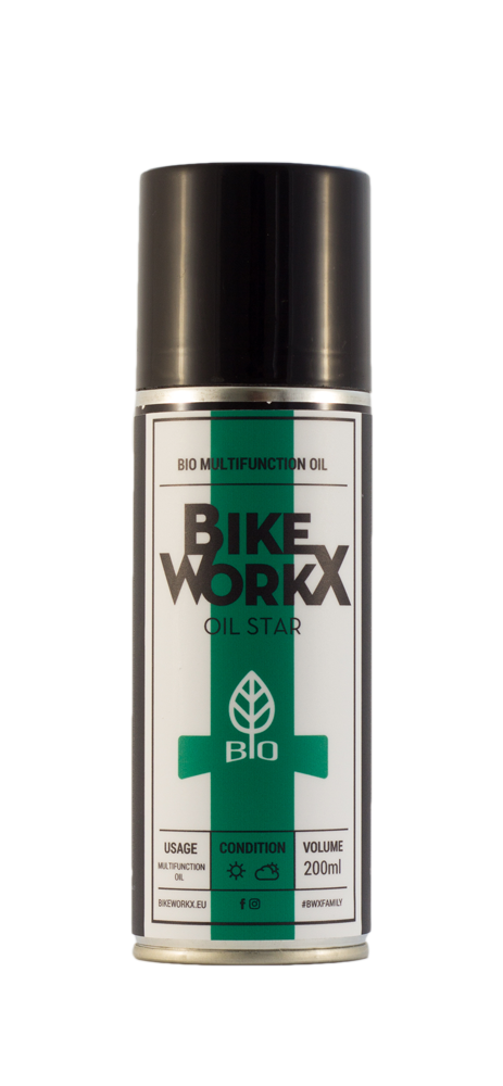 

Смазка для цепи BikeWorkX Oil Star “Bio” 200 мл.