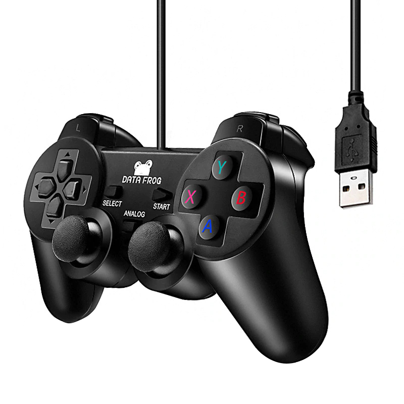 

Проводной игровой геймпад Data Frog P2 PC ZSL11 USB ПК 12 кнопок для Windows
