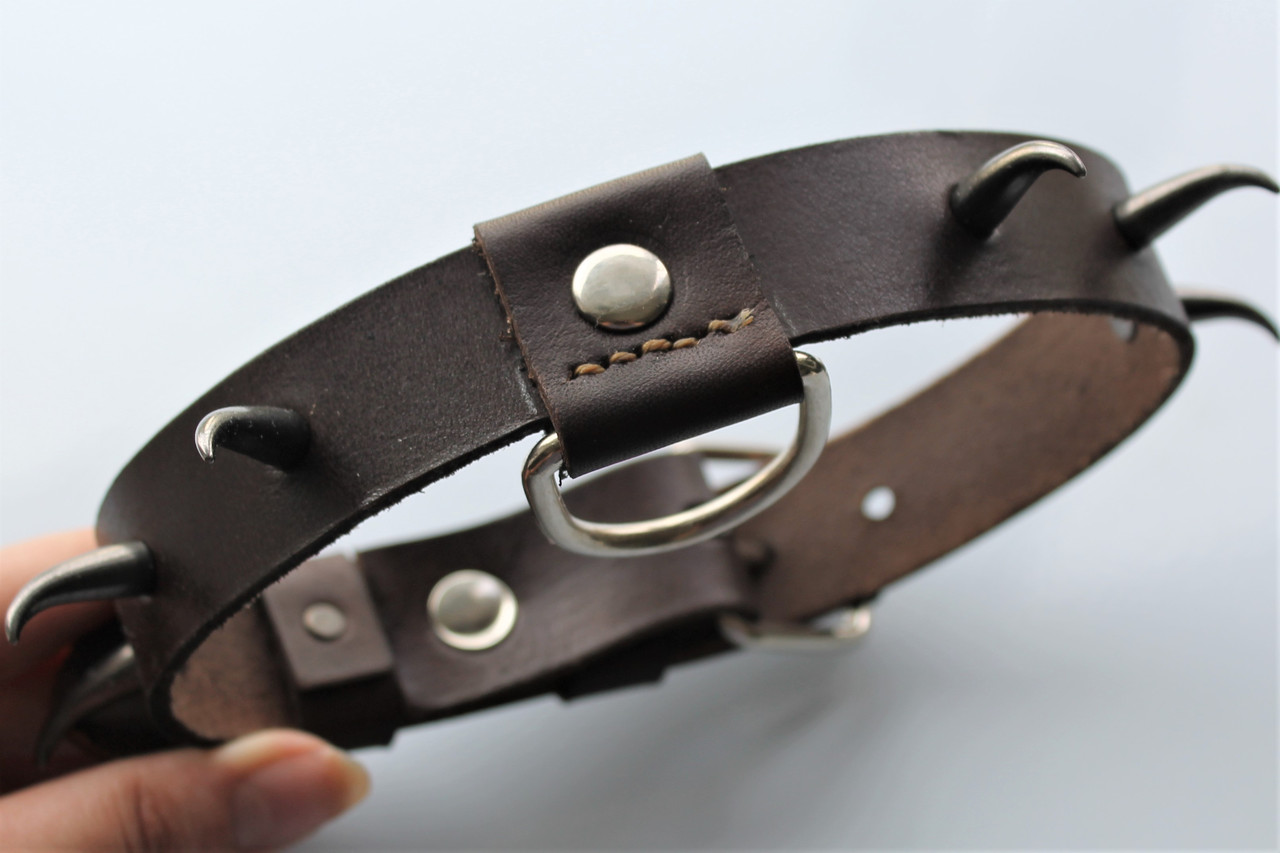 

Кожаный ошейник (ld089) Lockdog M (30-44 см) Коричневый 000125634