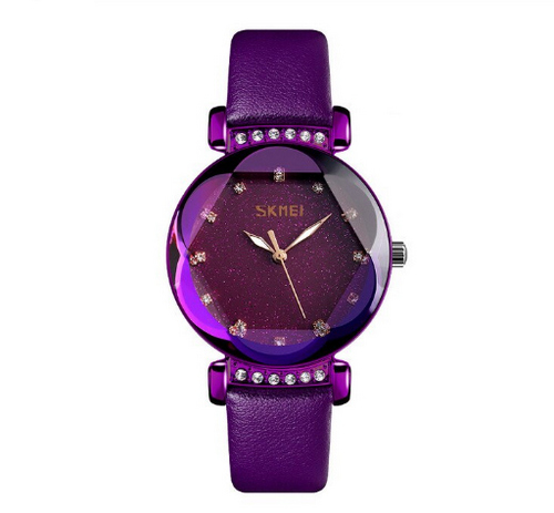 

Женские наручные часы (9188 Violet Leather) Skmei 34 мм Фиолетовый 000125228