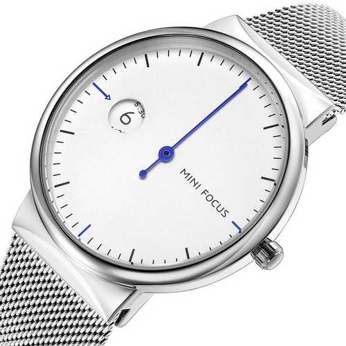

Мужские наручные часы (MF0182G.01 Silver-White) Mini Focus 40 мм Серебряный 000125208