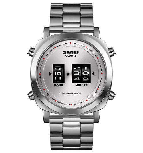

Мужские наручные часы (1531 Silver-White) Skmei 44 мм Серебряный 000125162