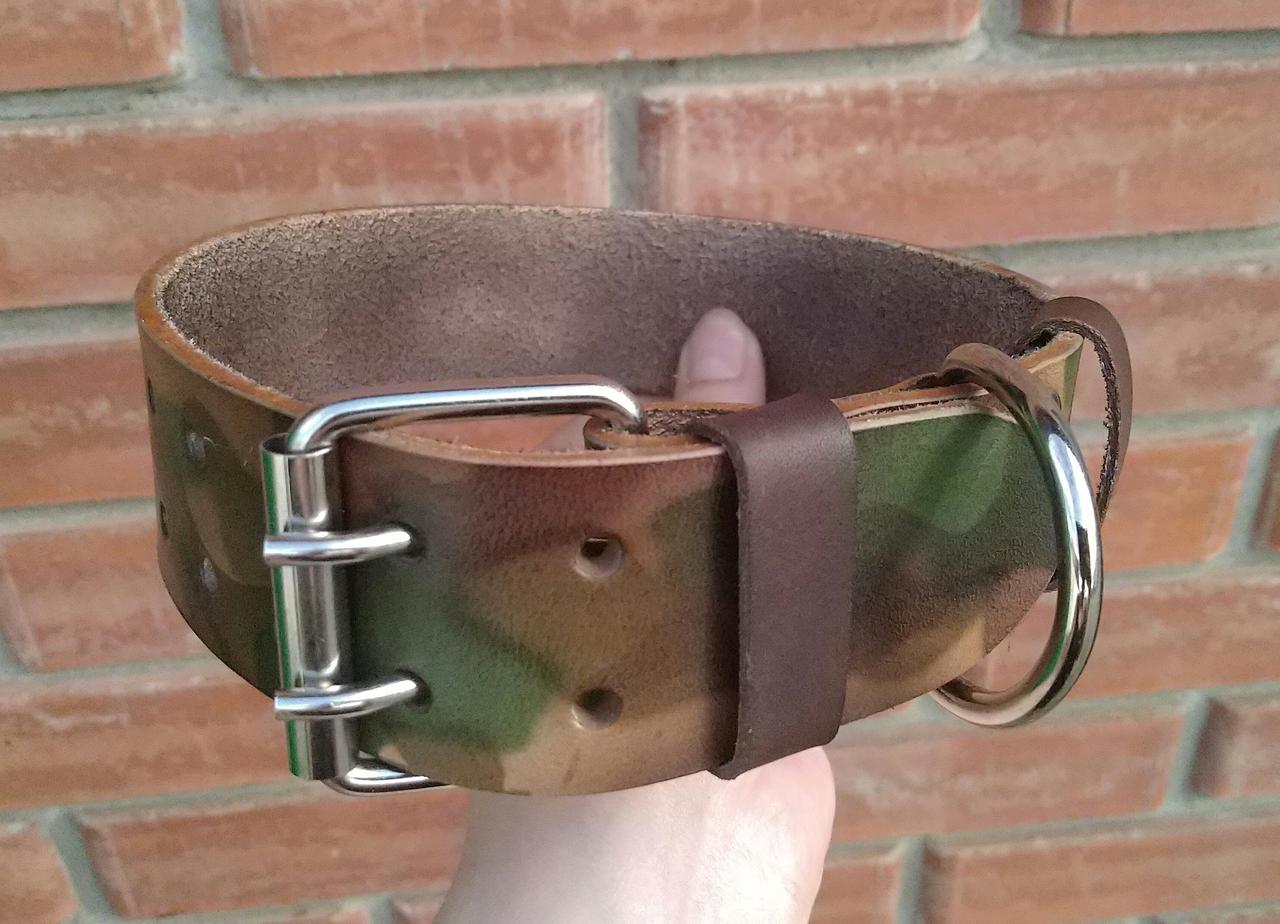 

Кожаный ошейник для собак (ld088) Lockdog M (30-44 см) Камуфляжный 000125633