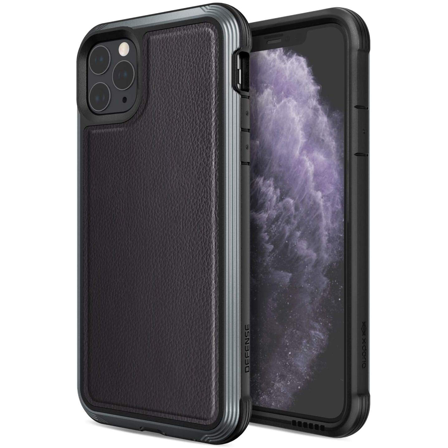 

Чехол Defense Lux Series (TPU+Metal+Leather) для Apple iPhone 11 Pro (5.8") Черный