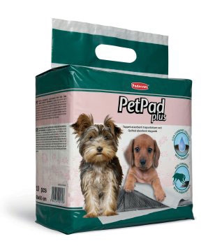 

Пеленки для щенков PADOVAN Pet Pad Plus с активированным углем и феромонами 60x60 см 10 шт