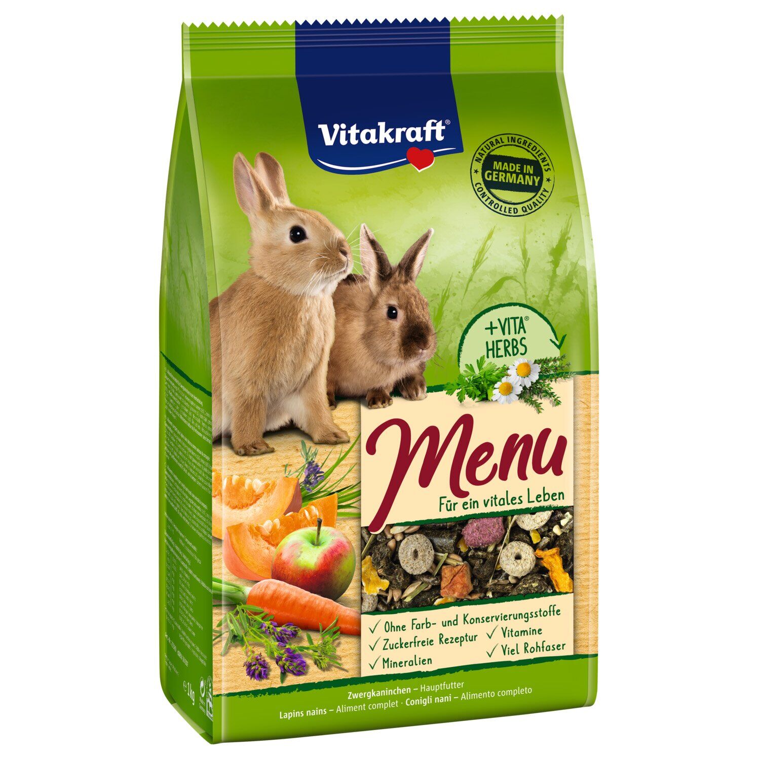 

Смешанный корм для кроликов Vitakraft «Premium Menu Vital» 3 кг