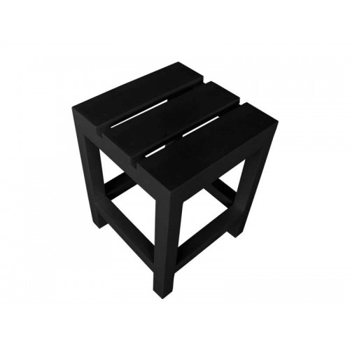 

Стул-табуретка из поддонов и паллет, стиль Лофт, натуральное дерево, цвет черный