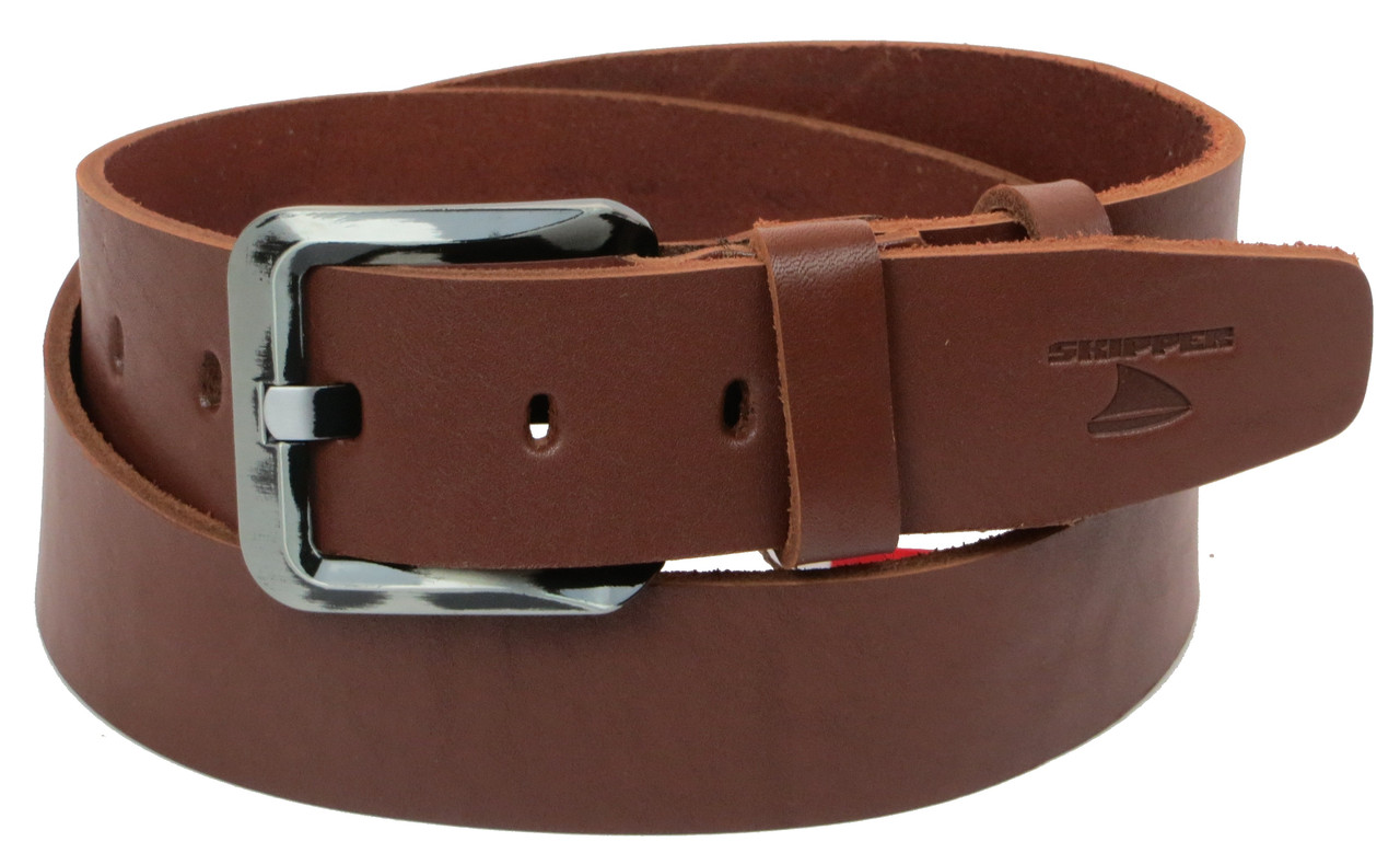 

Мужской кожаный ремень под джинсы Skipper supersumka (TР0121177-45)