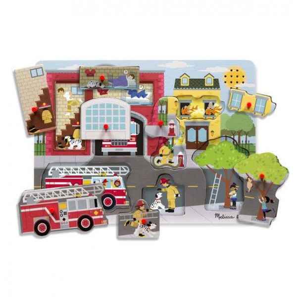 

Звуковой пазл Пожарная часть Melissa&Doug