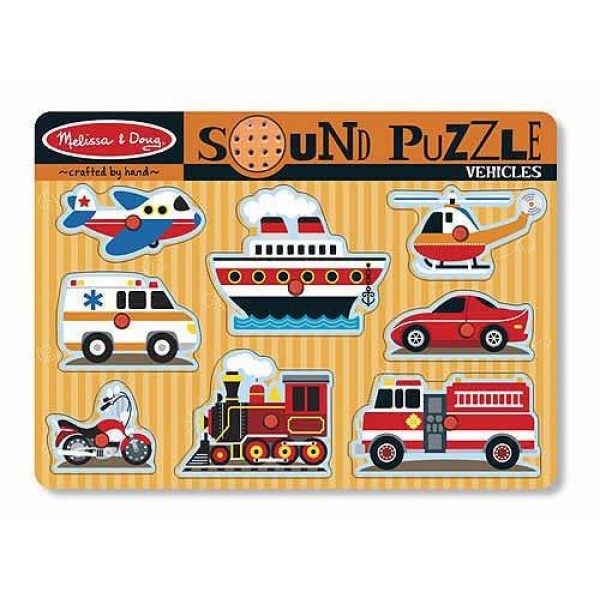

Звуковой пазл Машинки Melissa&Doug