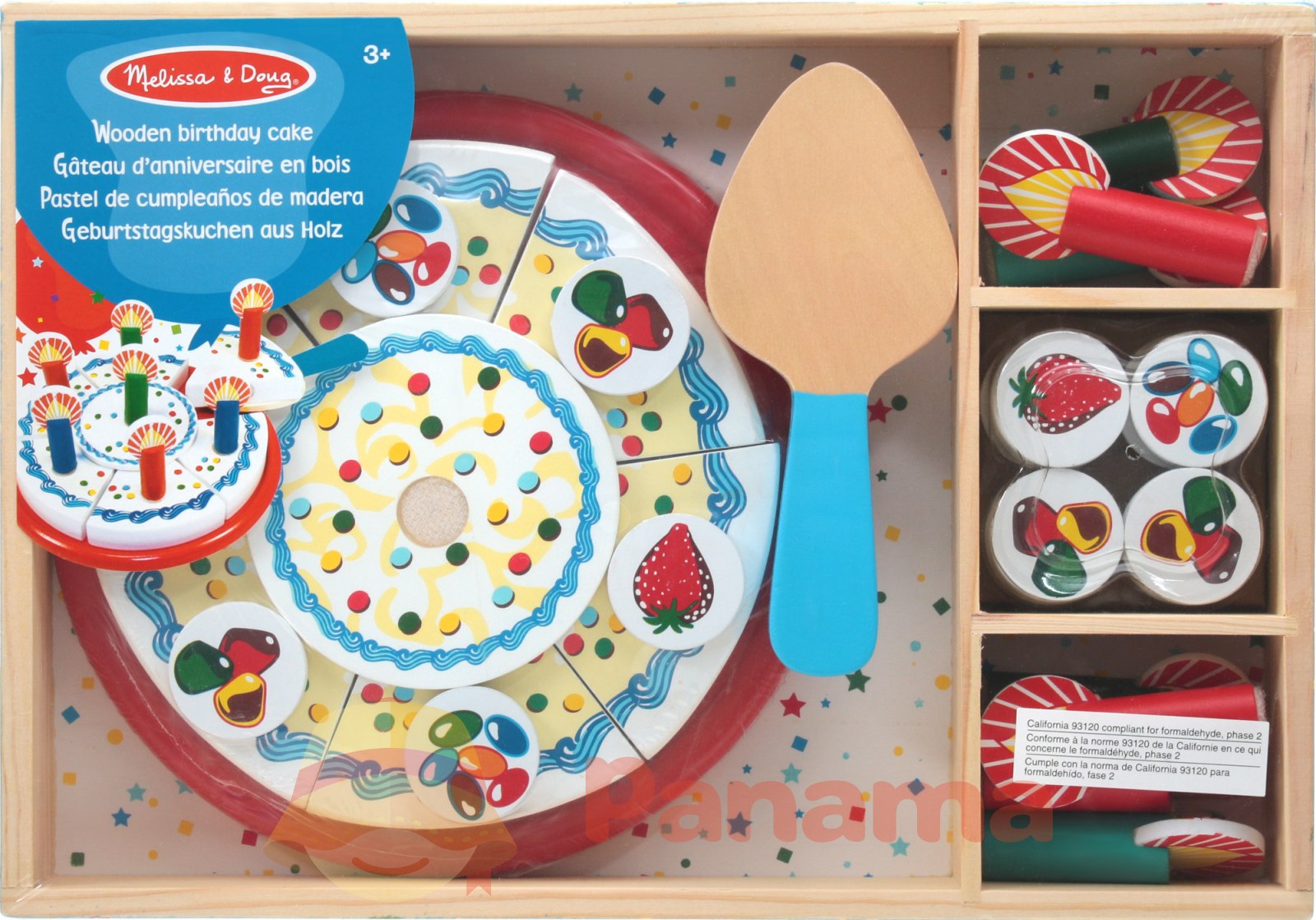 

Игровой деревянный набор День рождения Торт Melissa&Doug